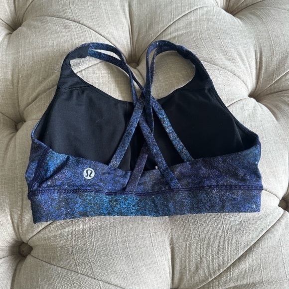 lululemon athletica Other - lululemon athletica Women's Black and Blue Sports Bra